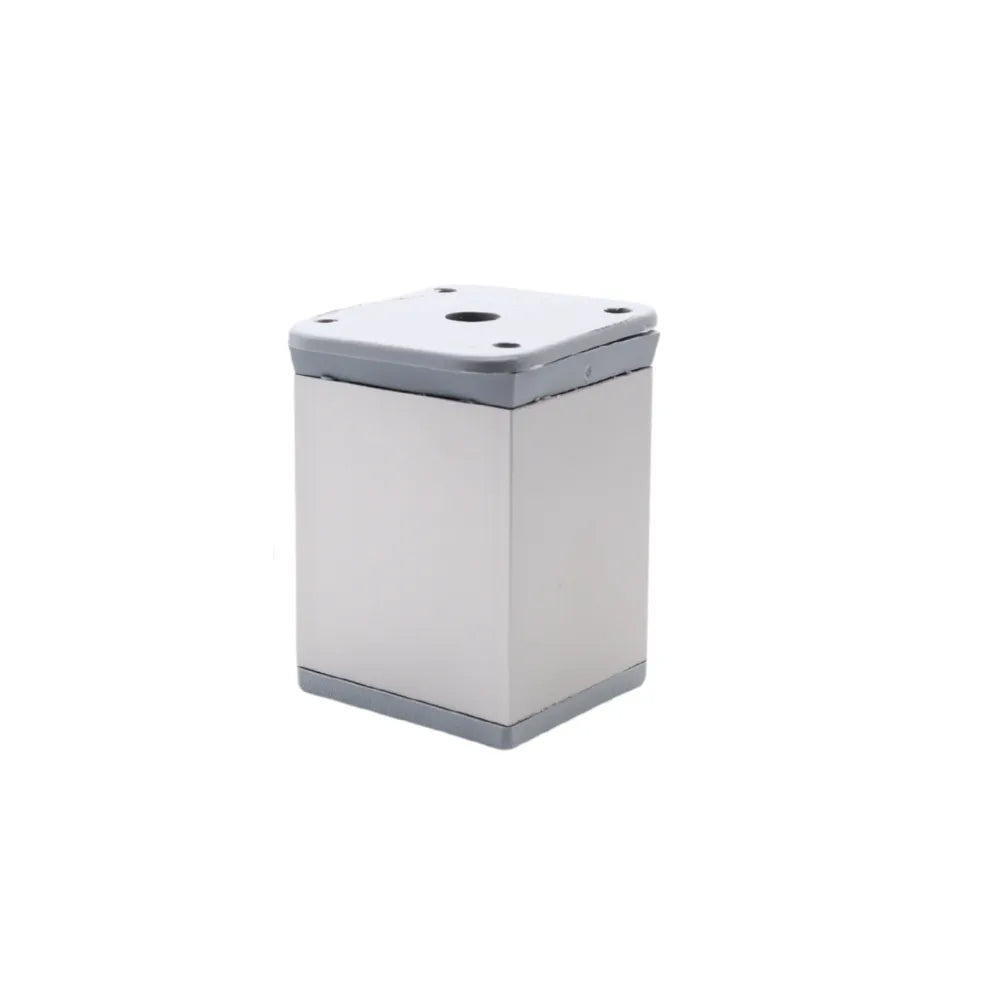 Möbelfüße Quadratisch 40x40mm - 60mm - Aluminium – Furnica