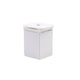 Möbelfüße Quadratisch 40x40mm - 60mm - Weiß – Furnica