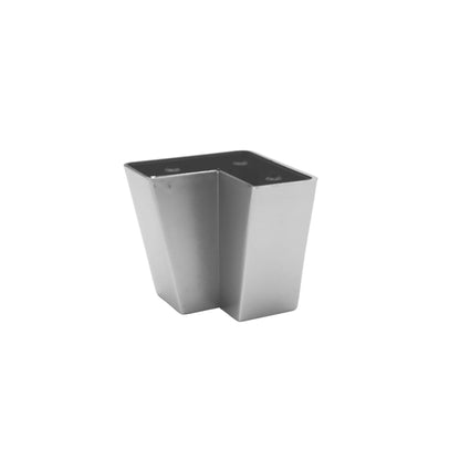 Möbelfüße Quadratisch 60x60mm - 60mm Aluminium – Furnica