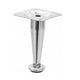 Möbelfüße Verstellbar Kegelförmig 100mm - Chrom – Furnica