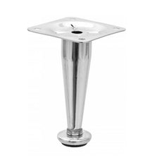 Möbelfüße Verstellbar Kegelförmig 100mm - Chrom