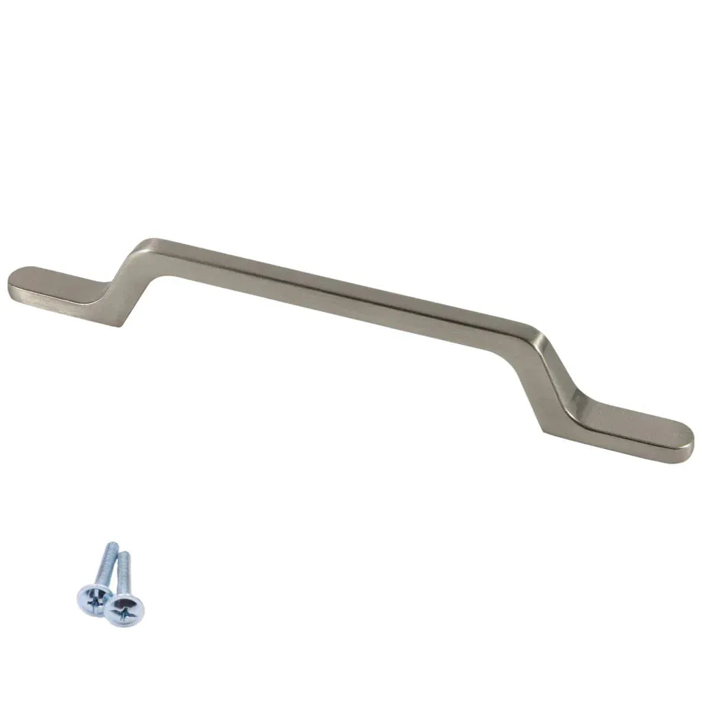 Möbelgriff 160mm U098 - Gebürsteter Edelstahl – Furnica