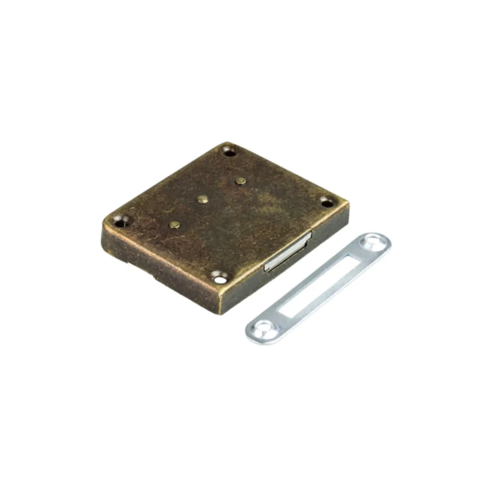 Möbelschloss 35x60mm - Altgold – Furnica