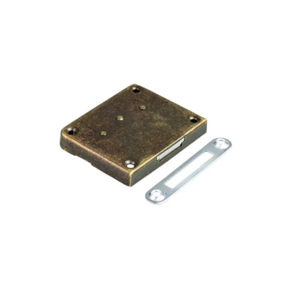 Möbelschloss 35x60mm - Altgold – Furnica