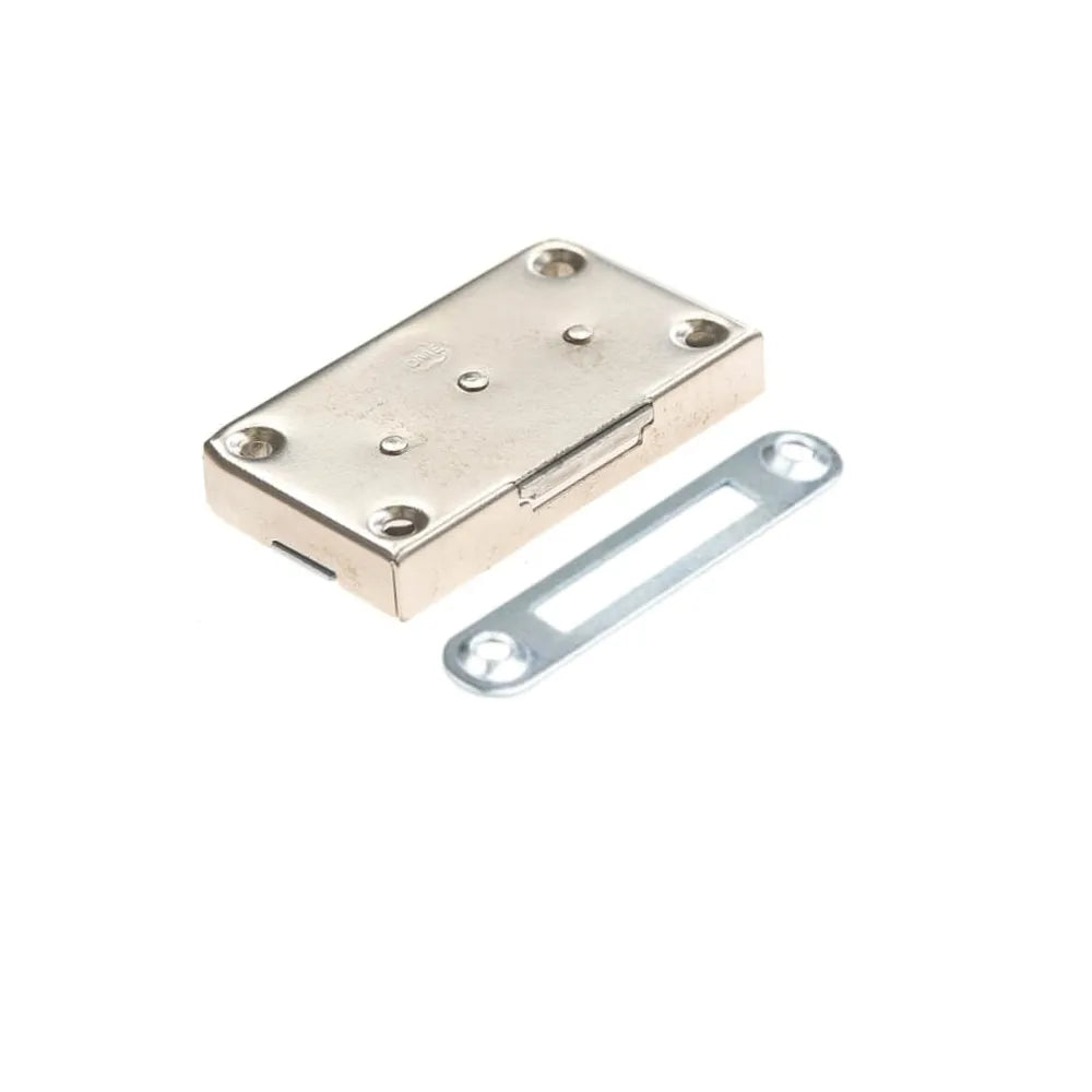 Möbelschloss 35x60mm - Satin-Nickel – Furnica