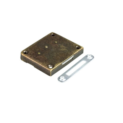 Möbelschloss 40x60mm - Altgold – Furnica