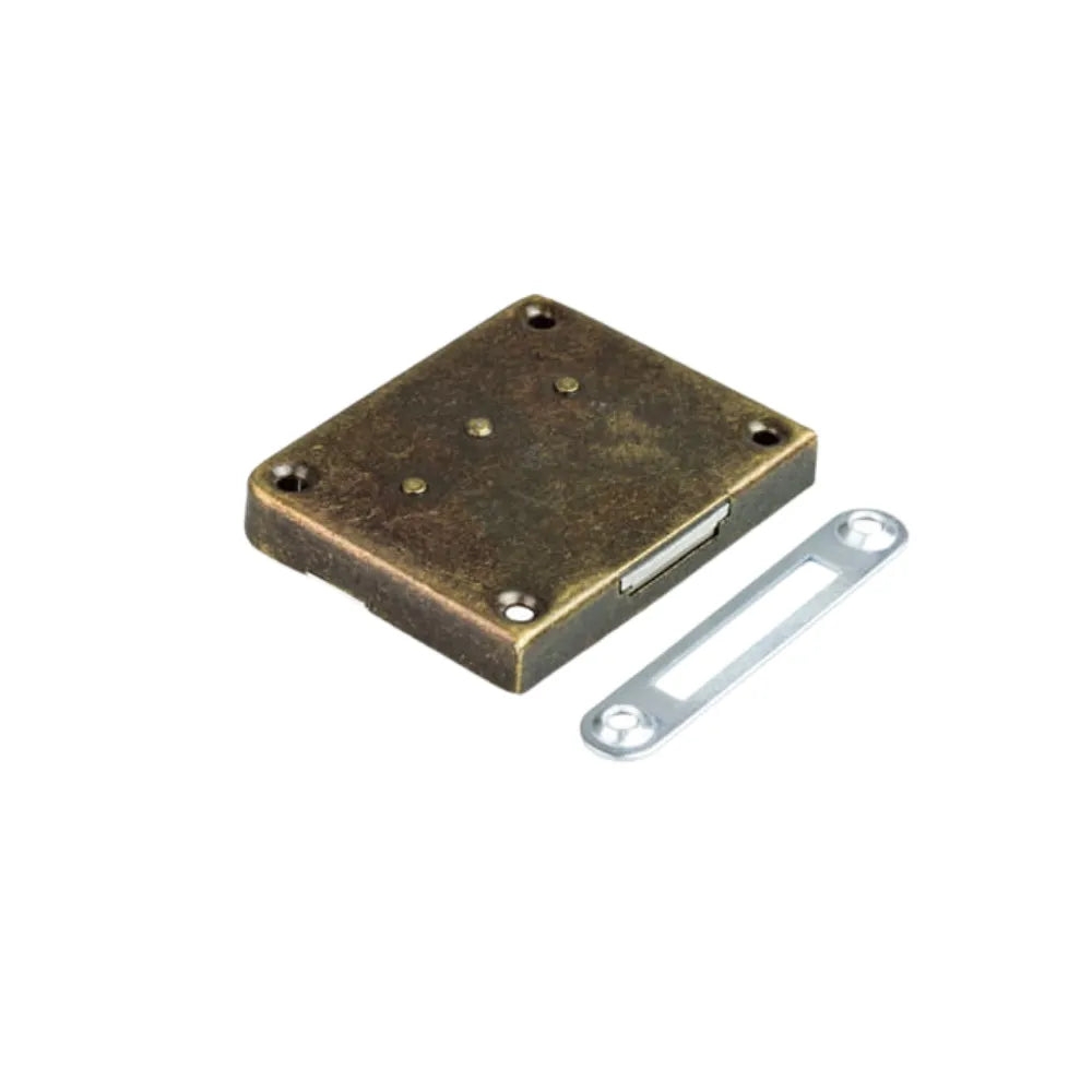 Möbelschloss 49x60mm - Altgold – Furnica