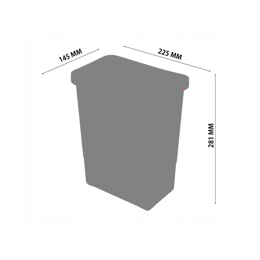 Mülleimer Mülltrennung Soft-Close 3 x 15L + 1 x 6L - 60cm Küchenschrank – Furnica