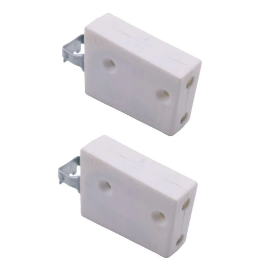 Nylon Schrankhalterung, Universal - L+R, 2D Eco - Weiß – Furnica