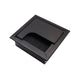 Quadratisch Aluminium Kabeldurchlass 80x80mm, Schwarz "Wave" – Furnica