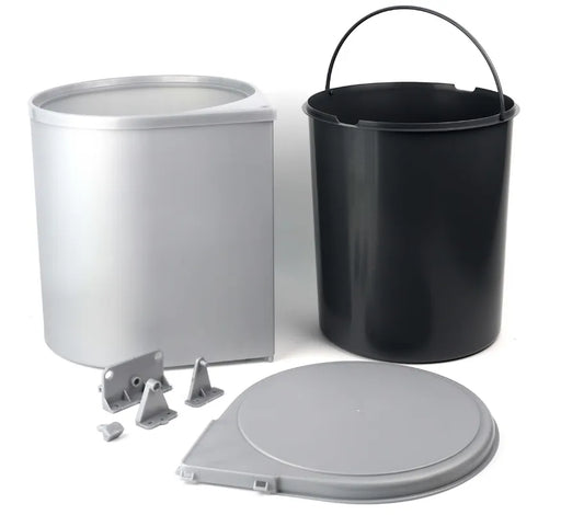 Rejs - Abfalleimer AUTOMAT 270 für 450mm Schrank - Grau – Furnica