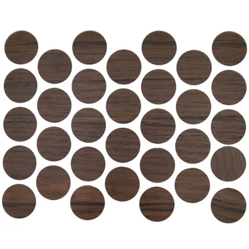 Schraubabdeckkappen Selbstklebend - Antik Kaffee 18mm – Furnica