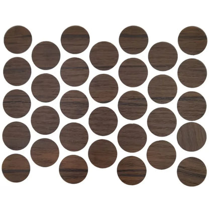 Schraubabdeckkappen Selbstklebend - Antik Kaffee 18mm – Furnica