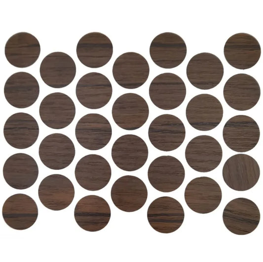 Schraubabdeckkappen Selbstklebend - Antik Kaffee 18mm – Furnica