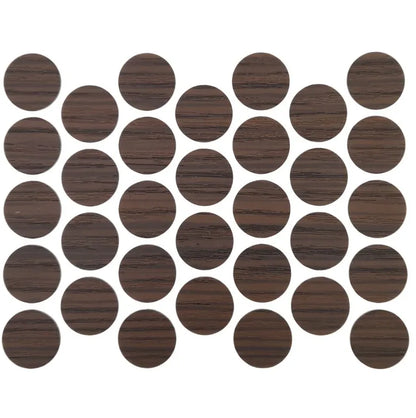 Schraubabdeckkappen Selbstklebend - Dark Zebrano 18mm – Furnica