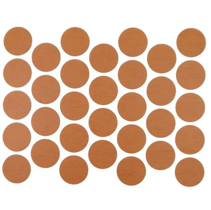 Schraubabdeckkappen Selbstklebend - Helle Walnuss 18mm – Furnica