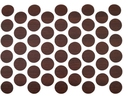 Schraubabdeckkappen Selbstklebend - Mahagoni 14mm – Furnica