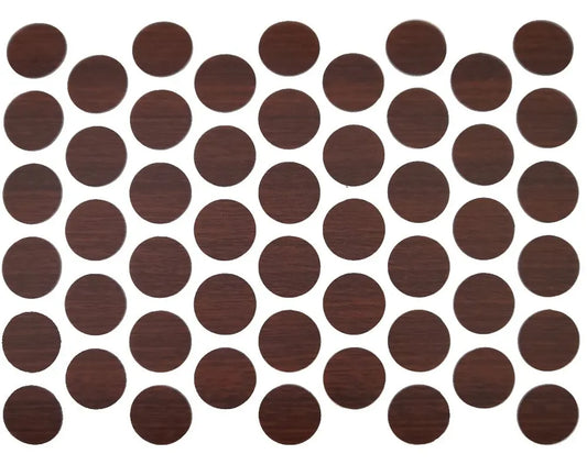 Schraubabdeckkappen Selbstklebend - Mahagoni 14mm – Furnica