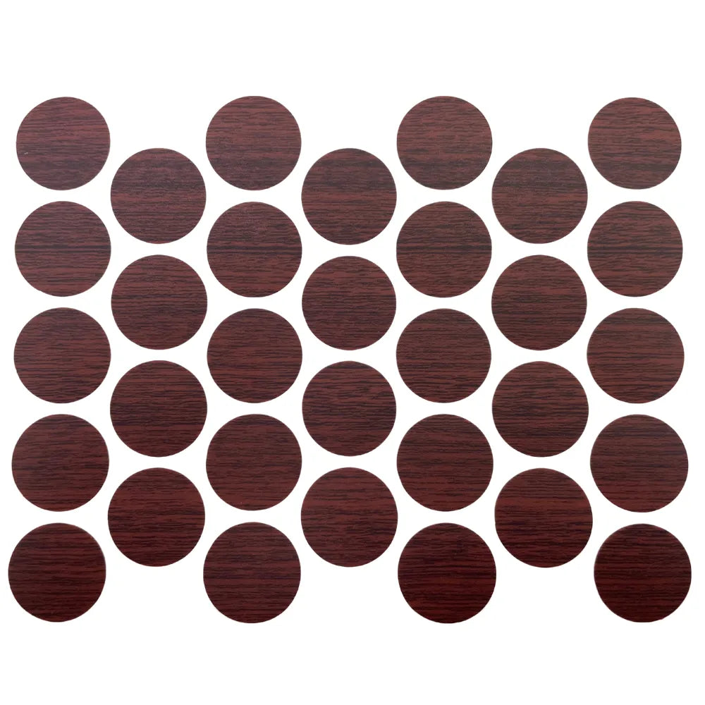 Schraubabdeckkappen Selbstklebend - Mahagoni 18mm – Furnica
