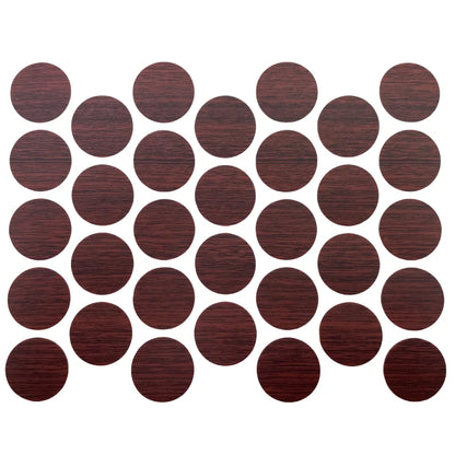Schraubabdeckkappen Selbstklebend - Mahagoni 18mm – Furnica