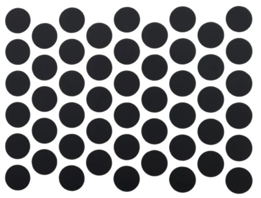 Schraubabdeckkappen Selbstklebend - Mattschwarz 14mm – Furnica