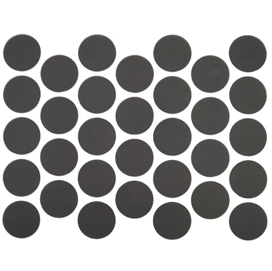 Schraubabdeckkappen Selbstklebend - Mattschwarz 18mm – Furnica