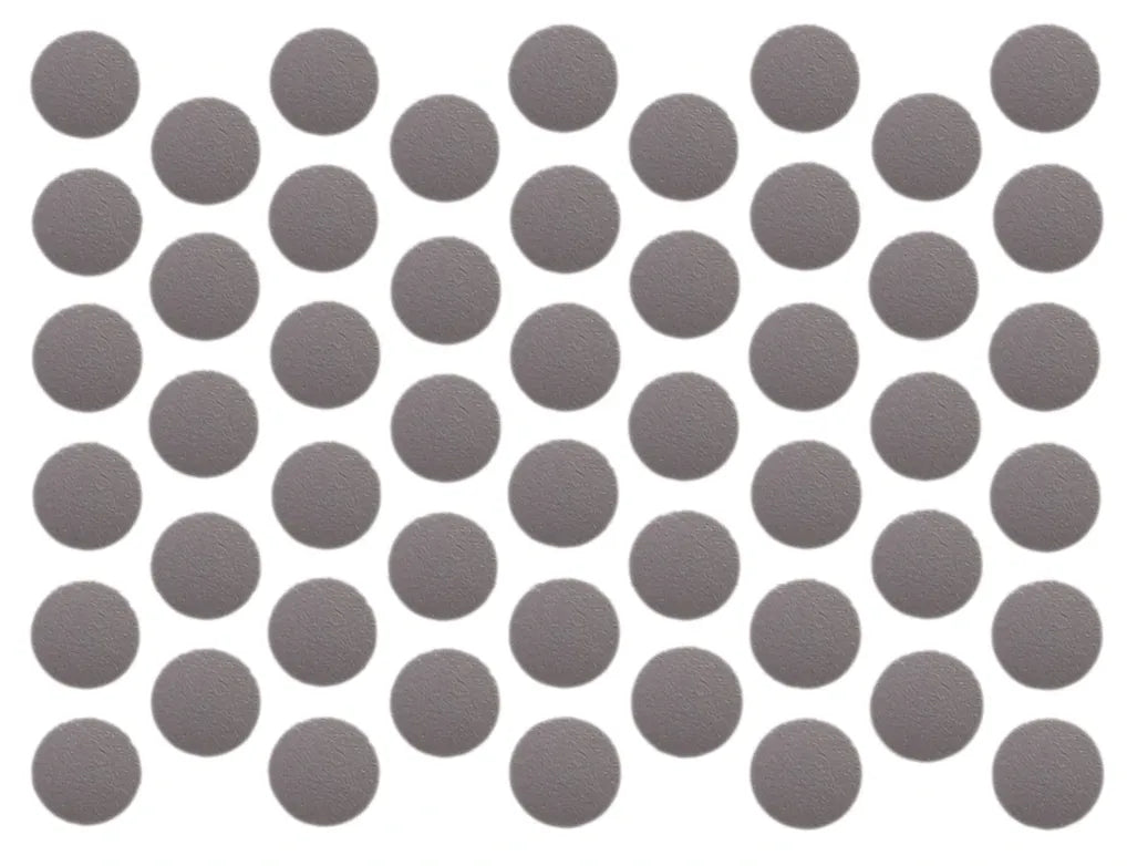 Schraubabdeckkappen Selbstklebend - Metallic Grau 14mm – Furnica