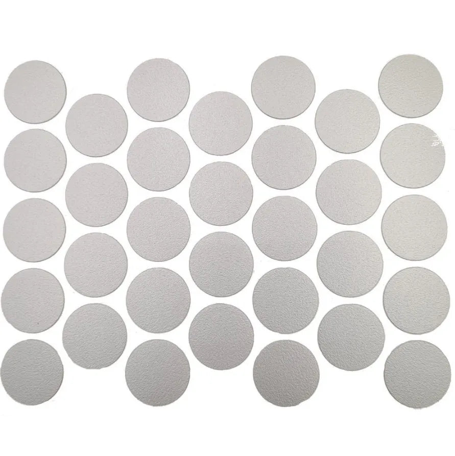 Schraubabdeckkappen Selbstklebend - Metallic Grau 18mm – Furnica