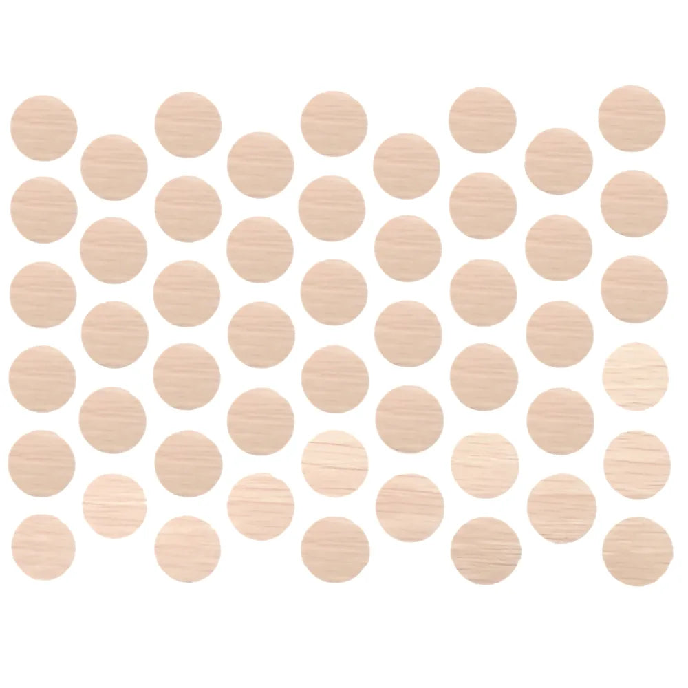 Schraubabdeckkappen Selbstklebend - Milk Oak 14mm – Furnica