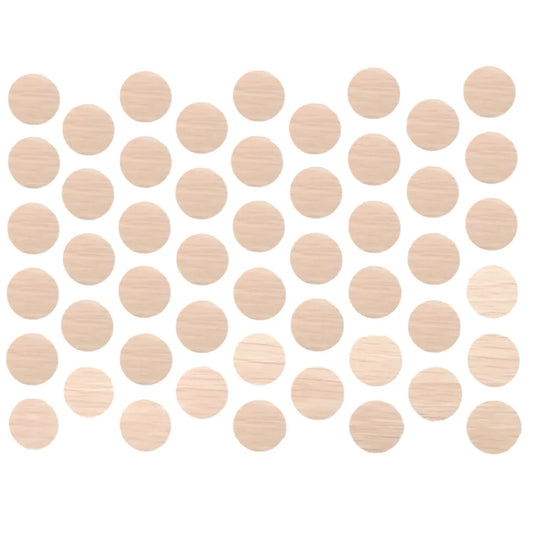 Schraubabdeckkappen Selbstklebend - Milk Oak 14mm – Furnica