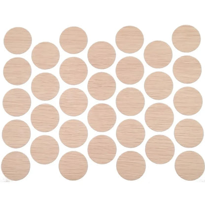 Schraubabdeckkappen Selbstklebend - Milk Oak 18mm – Furnica