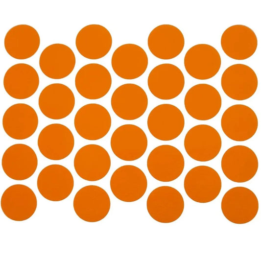 Schraubabdeckkappen Selbstklebend - Orange 18mm – Furnica