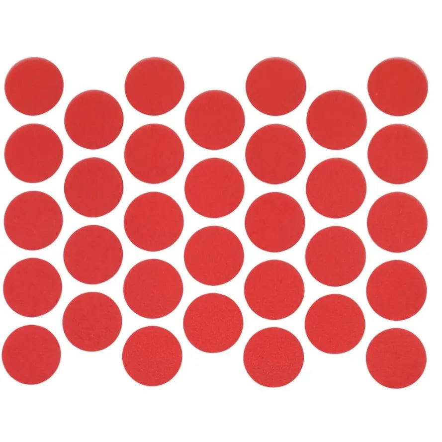 Schraubabdeckkappen Selbstklebend - Rot 18mm – Furnica
