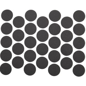 Schraubabdeckkappen Selbstklebend - Schwarz 18mm