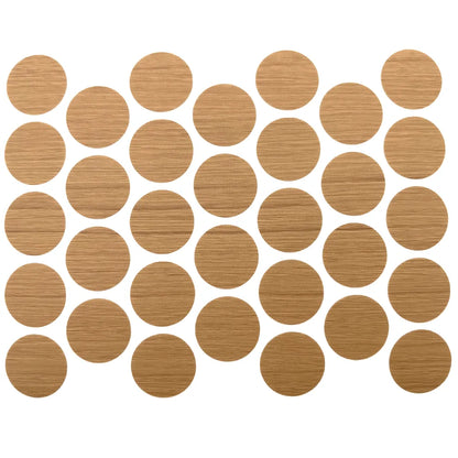 Schraubabdeckkappen Selbstklebend - Teak 18mm – Furnica