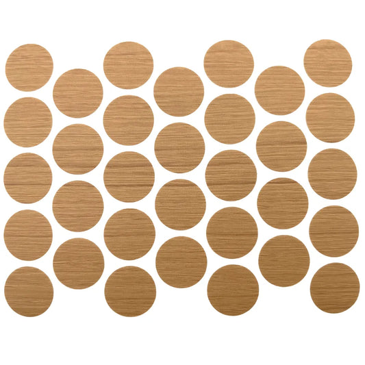 Schraubabdeckkappen Selbstklebend - Teak 18mm – Furnica