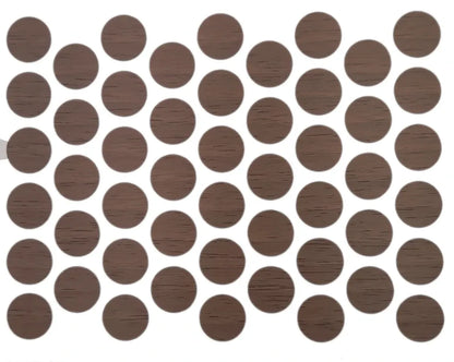 Schraubabdeckkappen Selbstklebend - Venezia Walnuss 14mm – Furnica