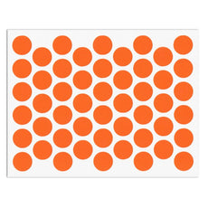 Selbstklebende Abdeckkappen - Orange 14mm