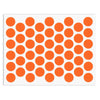 Selbstklebende Abdeckkappen - Orange 14mm