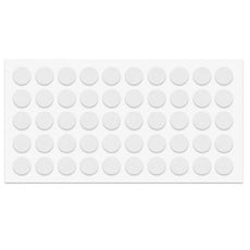 Selbstklebender Elastikpuffer 10mm - Weiß