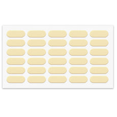Selbstklebender Elastikpuffer 8x22mm - Beige
