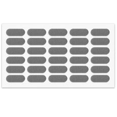 Selbstklebender Elastikpuffer 8x22mm - Grau