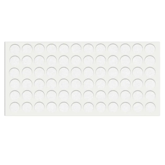 Selbstklebendes Filzpad Ø15mm Weiß – Furnica