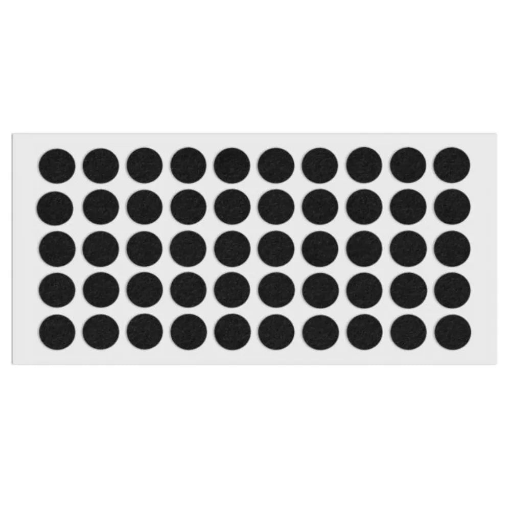 Selbstklebendes Filzpad Ø18mm Schwarz – Furnica