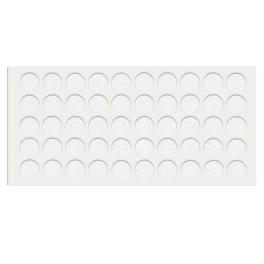 Selbstklebendes Filzpad Ø18mm Weiß – Furnica