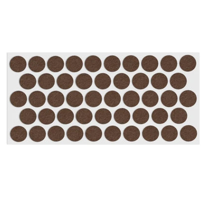 Selbstklebendes Filzpad Ø20mm Braun – Furnica