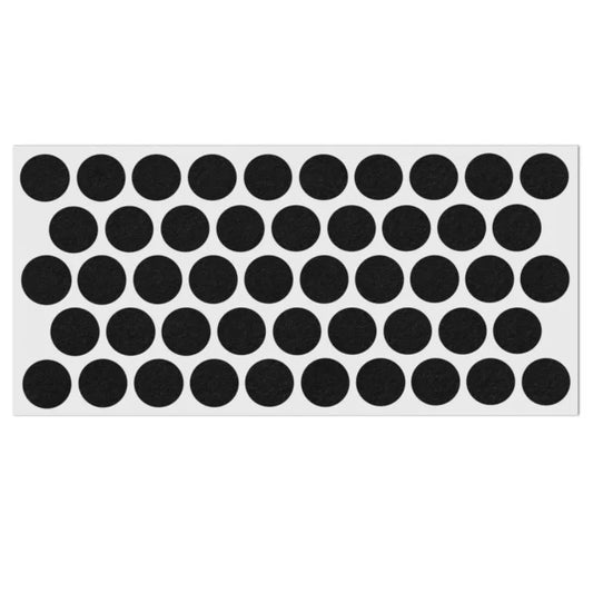 Selbstklebendes Filzpad Ø20mm Schwarz – Furnica