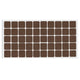 Selbstklebendes Filzpad 20x20mm Braun – Furnica
