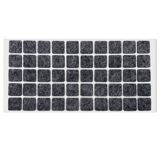 Selbstklebendes Filzpad 20x20mm Grau – Furnica
