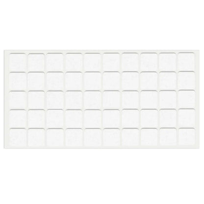 Selbstklebendes Filzpad 20x20mm Weiß – Furnica